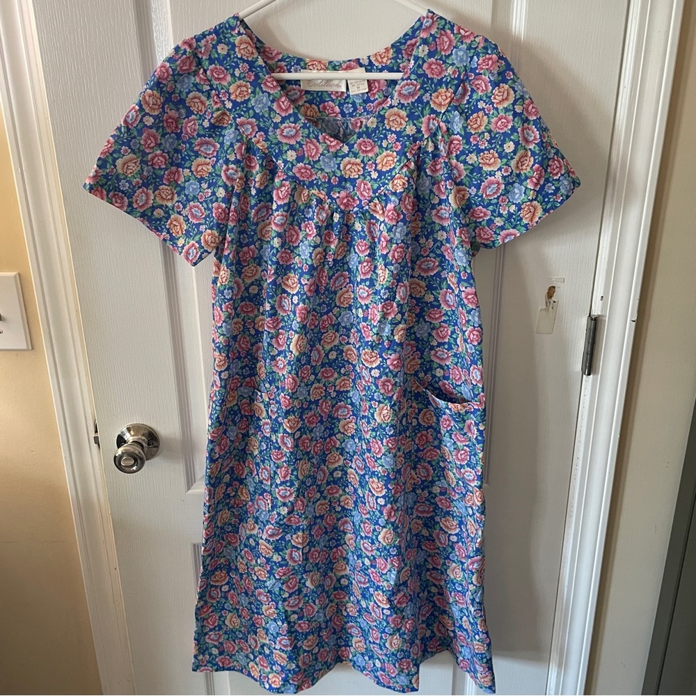 Floral Print Women's‎ Cotillion Nightgown